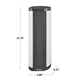 Oscillating Tower/Baseboard Heater withRemote Control & Thermostat, 1500W, White V5A7 - product image 4