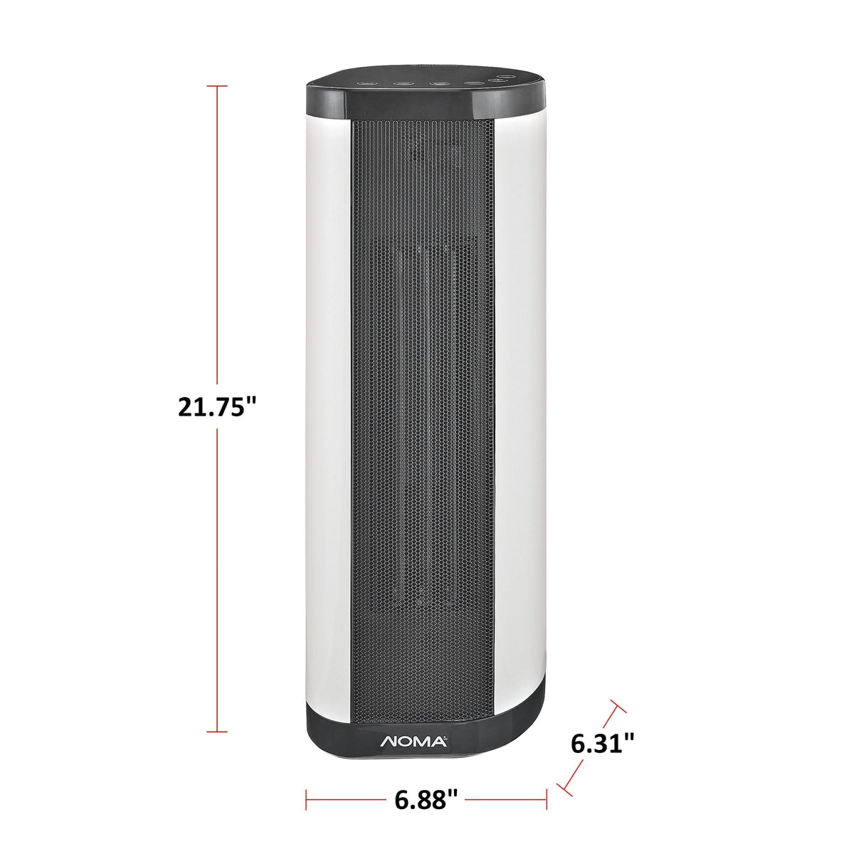 Oscillating Tower/Baseboard Heater withRemote Control & Thermostat, 1500W, White D0Q4 - product image 4