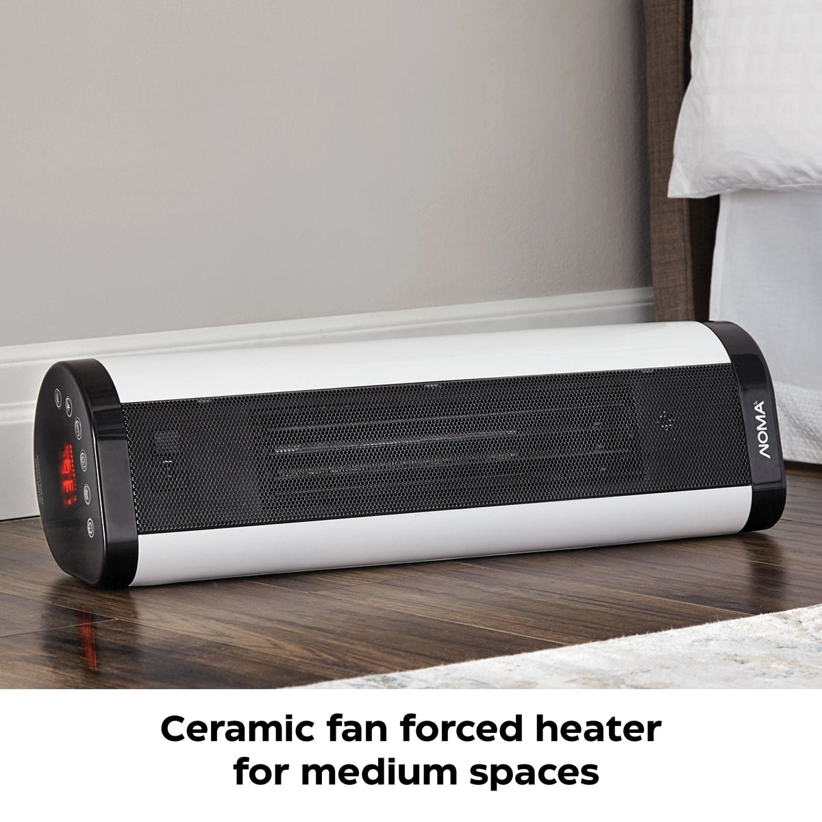 Oscillating Tower/Baseboard Heater withRemote Control & Thermostat, 1500W, White V5A7 - product image 6