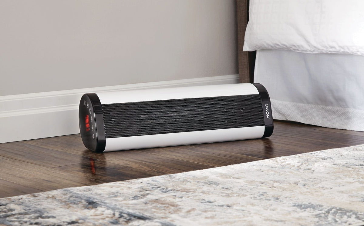 Oscillating Tower/Baseboard Heater withRemote Control & Thermostat, 1500W, White D0Q4 - product image 7