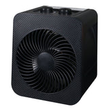 Portable 2-In-1 Personal Heater & Fan, 1500W, Black Z0E7 - product image 1