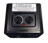 Portable 2-In-1 Personal Heater & Fan, 1500W, Black Z0E7 - product image 8