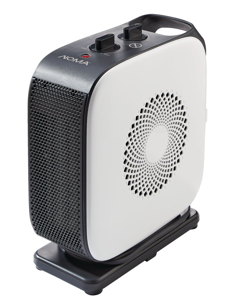 Portable Oscillating Portable Ceramic Space Heater withThermostat, 1500W, White K4U6