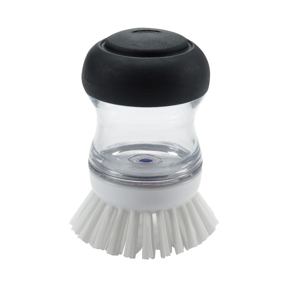 Refillable No-Mess Soap Dispensing Palm Cleaning Brush W2F2 - product image 1