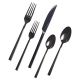 Belvedere Stainless Steel Flatware Set, Serves 4, 20-pc, Black D7D6 - product image 1