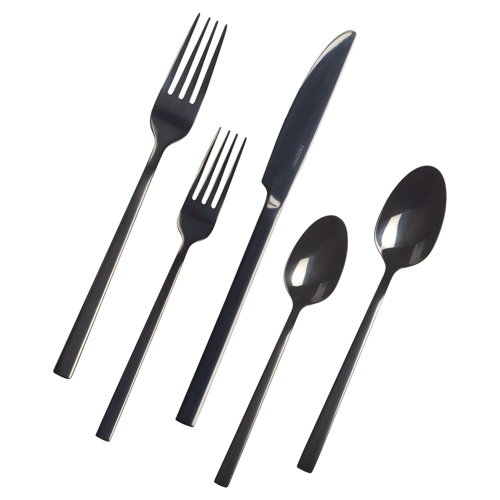 Belvedere Stainless Steel Flatware Set, Serves 4, 20-pc, Black D7D6 - product image 1