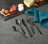 Belvedere Stainless Steel Flatware Set, Serves 4, 20-pc, Black D7D6 - product image 6