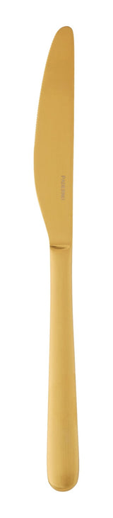 Chelsey Satin Gold Finish Slim Round Stainless Steel Flatware Set, Serves 4, 20-pc S7J4 - product image 3