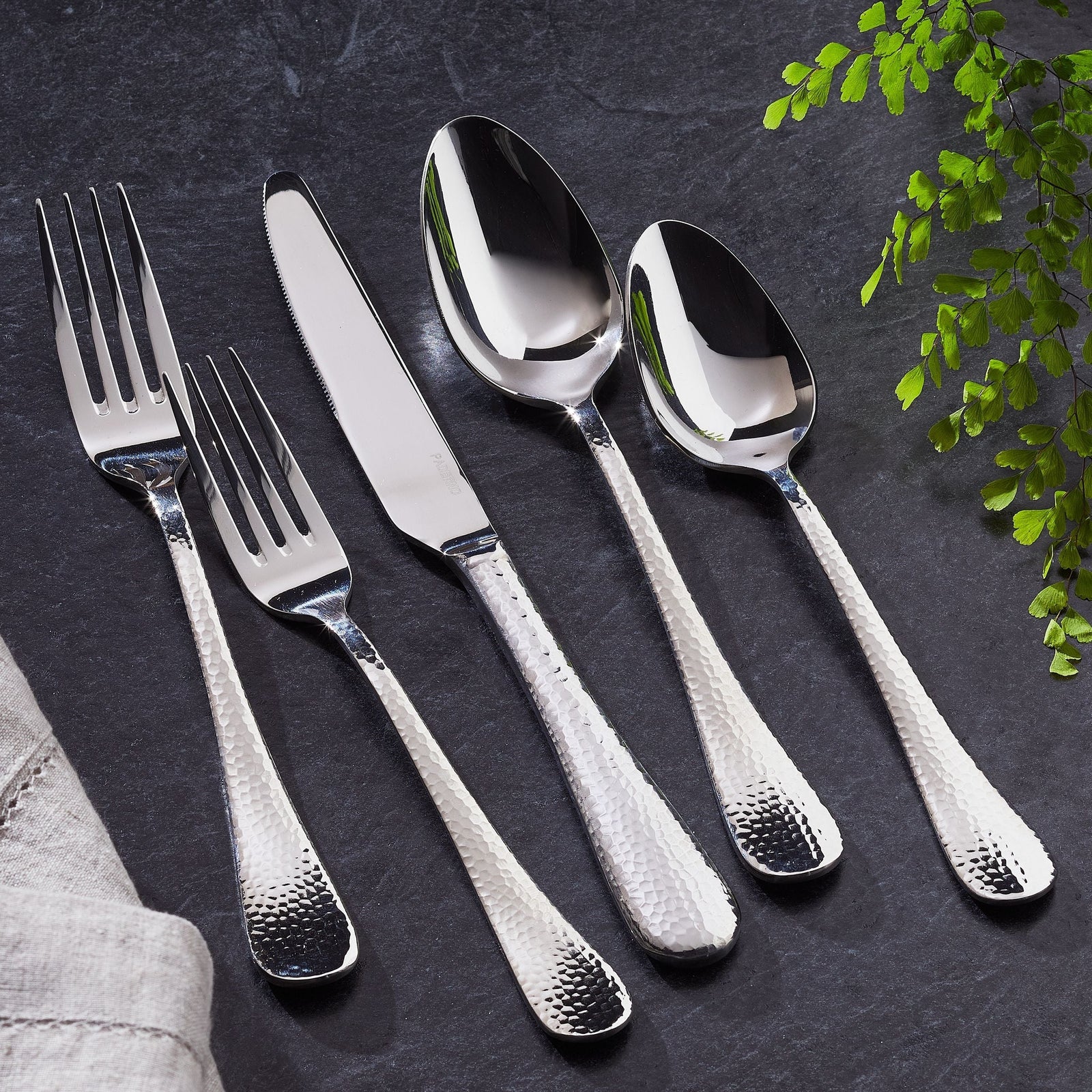 Hammered Flatware Set, Serves 4, 20-pc G3O8 - product image 6