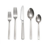 Pinette Refined Rib Mirror Finish Stainless Steel Flatware Set, Serves 12, 60-pc O4V6 - product image 1