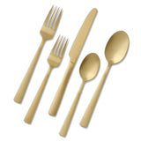 Summerside Champagne Matte Stainless Steel Flatware Set, Serves 4, 20-pc Z0S1 - product image 2
