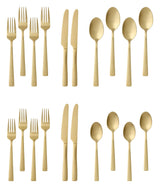 Summerside Champagne Matte Stainless Steel Flatware Set, Serves 4, 20-pc Z0S1 - product image 3