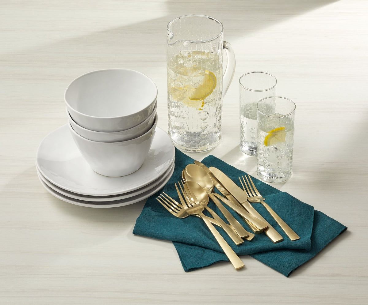 Summerside Champagne Matte Stainless Steel Flatware Set, Serves 4, 20-pc Z0S1 - product image 8
