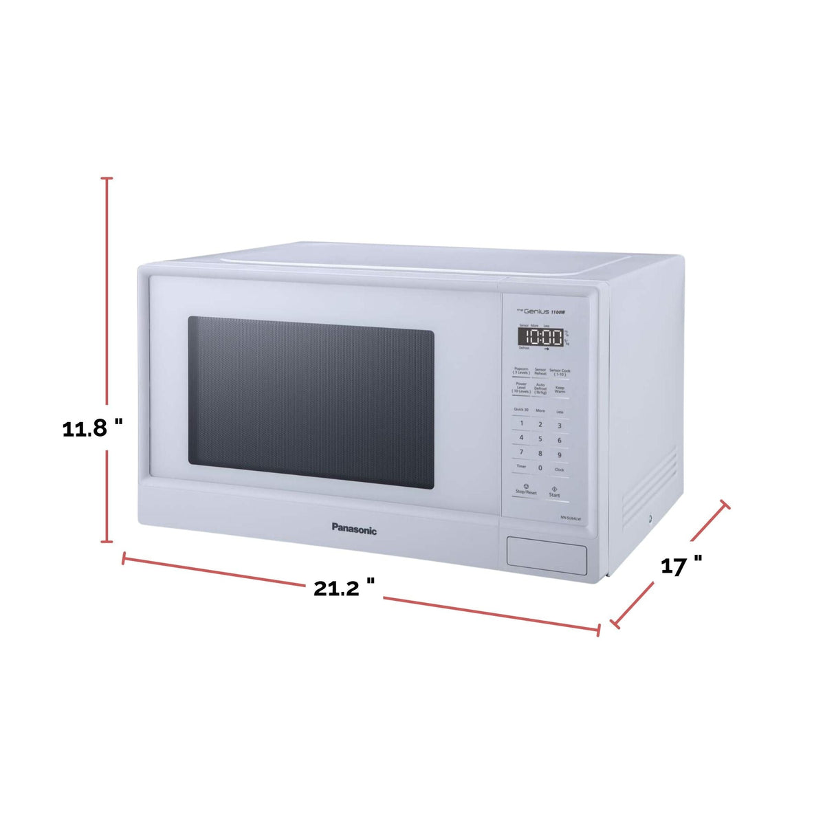 NN-SU64LW Countertop Microwave Genius Sensor Cooking, 1.3-cu.ft., Matte White C9P8 - product image 5