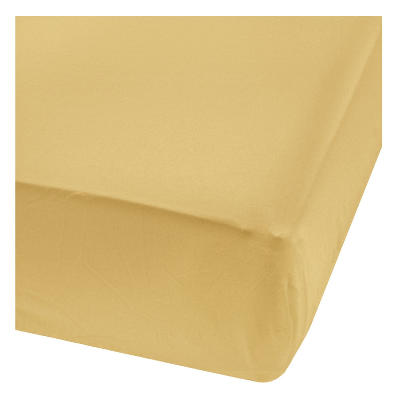 Bamboo Baby Crib Fitted Sheets, Curry T7N2