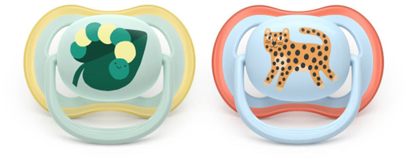 Ultra Aair Caterpillar Pacifier for 0-6M, 2-pk X6A4