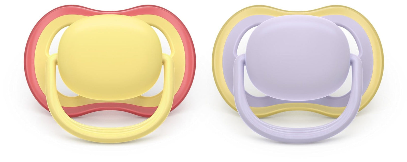 Ultra Air Powder Yellow Pacifier for 0-6M, 2-pk L7E5 - product image 1