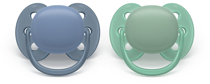 Ultra Soft Blue Pacifier for 6-18M, 2-pk L7A7