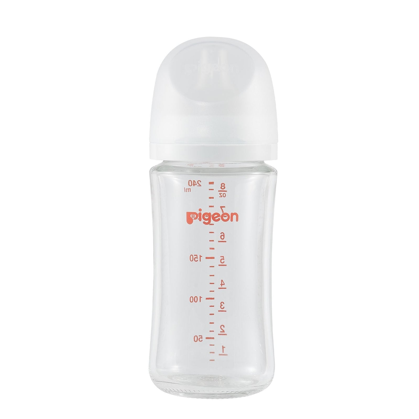 Glass Bottle with Silicone Nipple (M), 8-oz, 3 Months+ U0S5 - product image 1