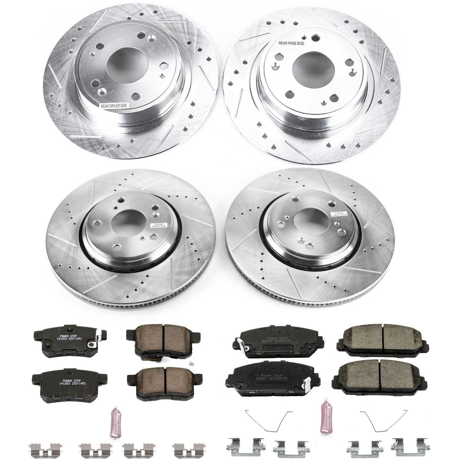 Z23 Evolution Sport Performance Brake Kit - Front & Rear (Part# K6000 - K16000) I1C9 - product image 1