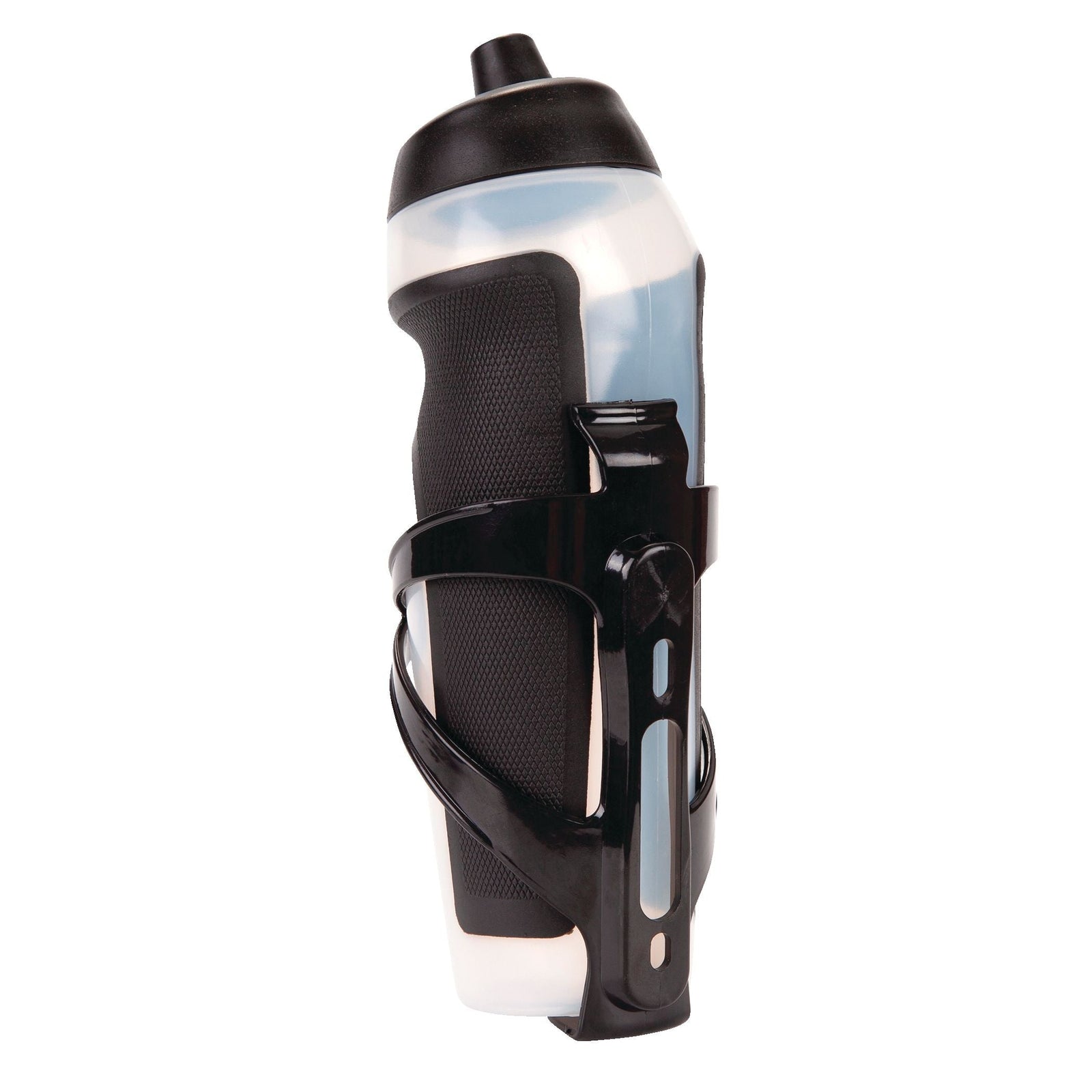 Easy-Squeeze Bike Water Bottle withCage/Holder, Transculent, 20.2-oz O2L5 - product image 2