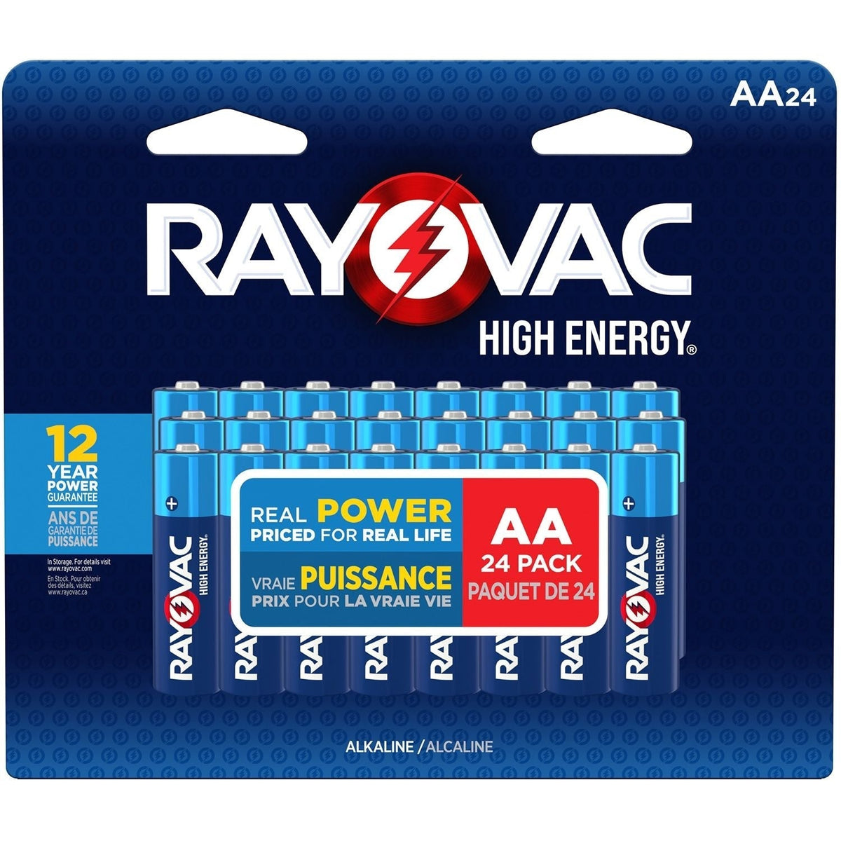HIGH ENERGY AA Alkaline Batteries, Long Lasting, All Purpose, 24-pk F6S9 - product image 1