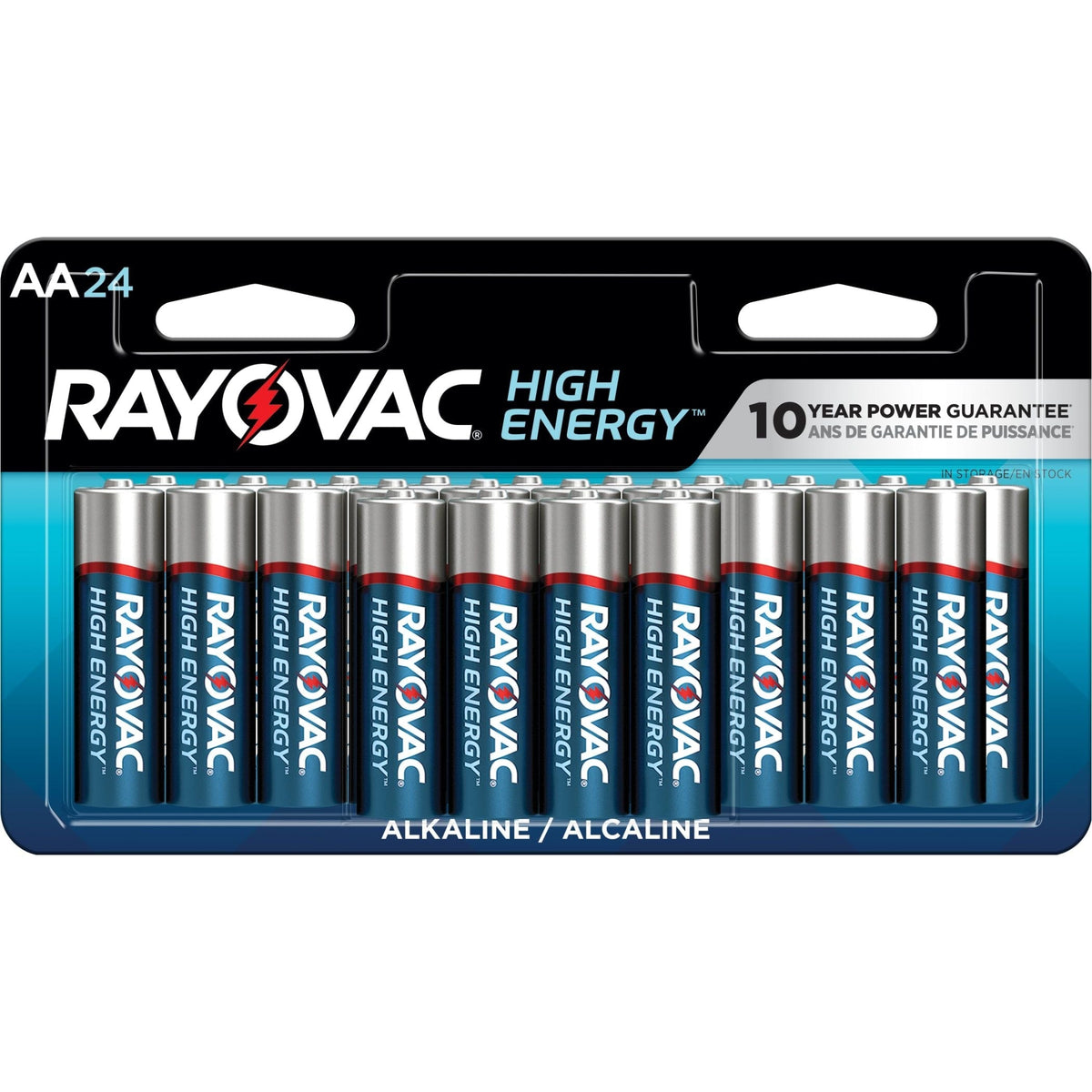 HIGH ENERGY AA Alkaline Batteries, Long Lasting, All Purpose, 24-pk F6S9 - product image 2