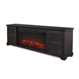 Flame Benjamin Landscape Electric Fireplace TV Stand, 81-in, 1500W, Includes Remote Control, Weathered Wood L0Q9 - product image 2