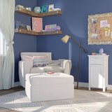 Home Somerset Single Door Bathroom & Laundry Storage Cabinet with Drawer & Adjustable Shelf, White X8X0 - product image 7