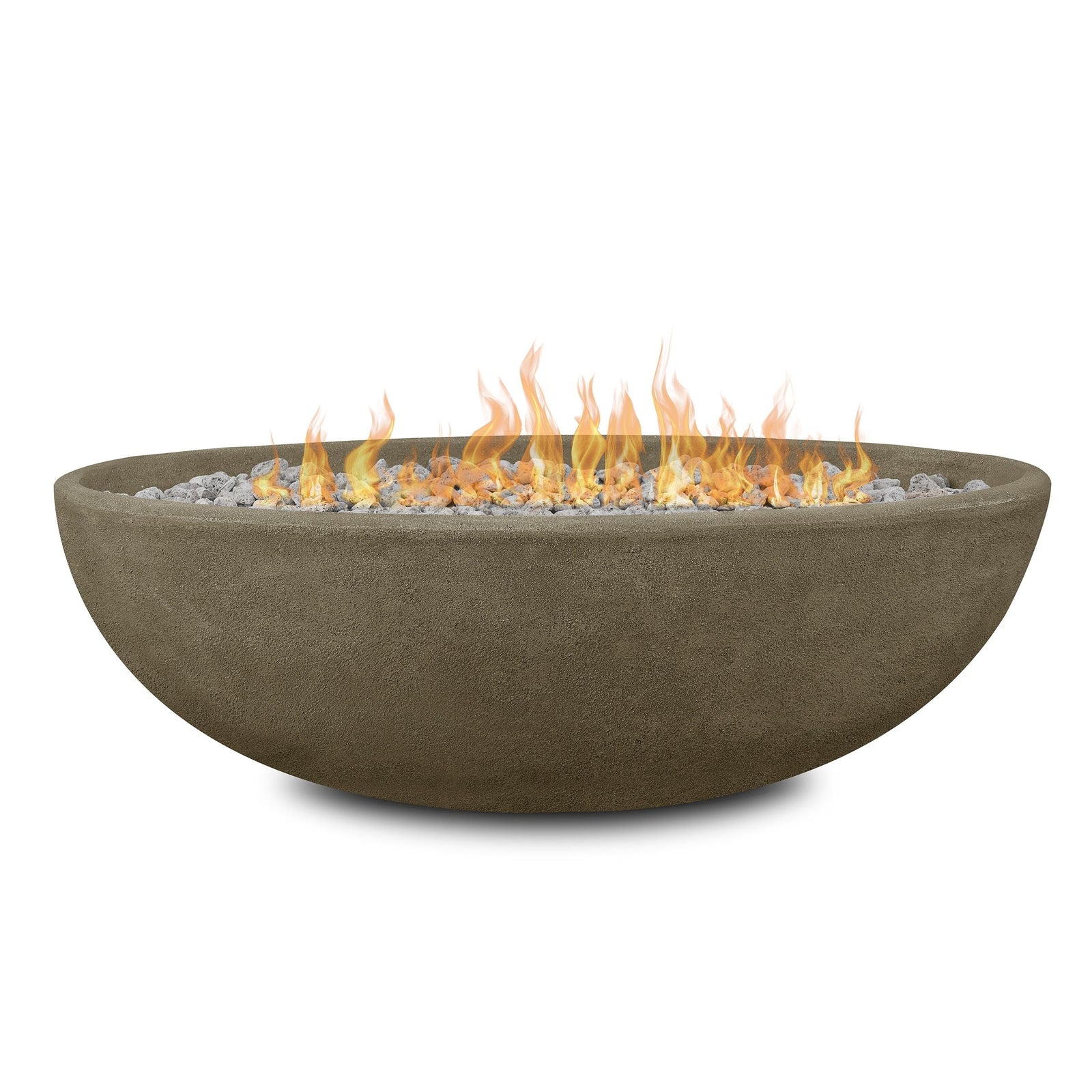 Oval Concrete Propane Fire Pit in Glacier Gray, 48-in G8H3 - product image 1