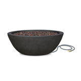 Round Concrete Gas Fire Pit in Shale, 36-in H4E5 - product image 1