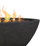 Round Concrete Gas Fire Pit in Shale, 36-in H4E5 - product image 4