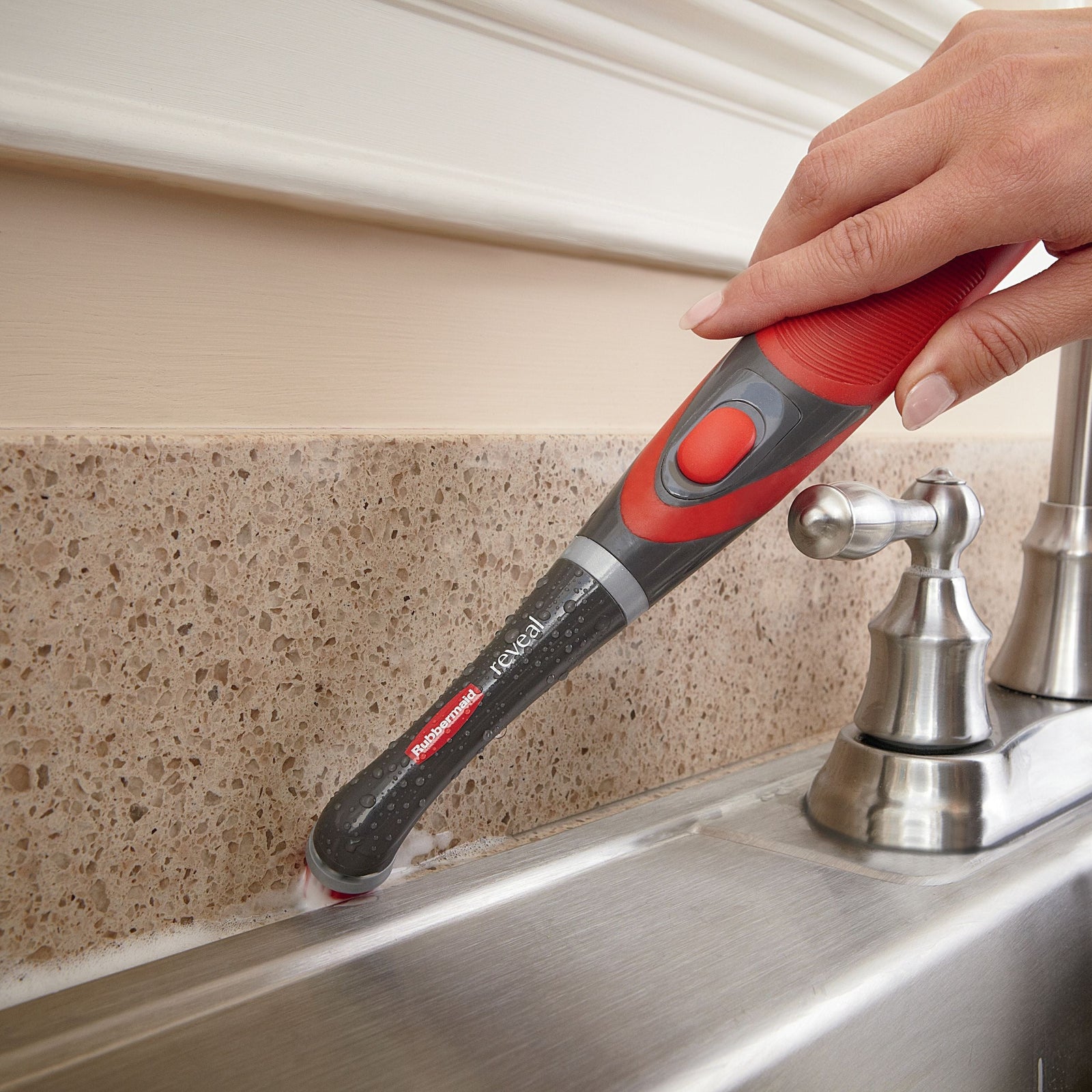 Reveal Power Scrubber, Battery-Powered Cleaning Scrub Brush with Oscillating Head Y3W6 - product image 6