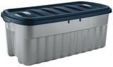 Roughneck Jumbo Storage Box with Lid, 189-L, Grey/Blue N4C2 - product image 1