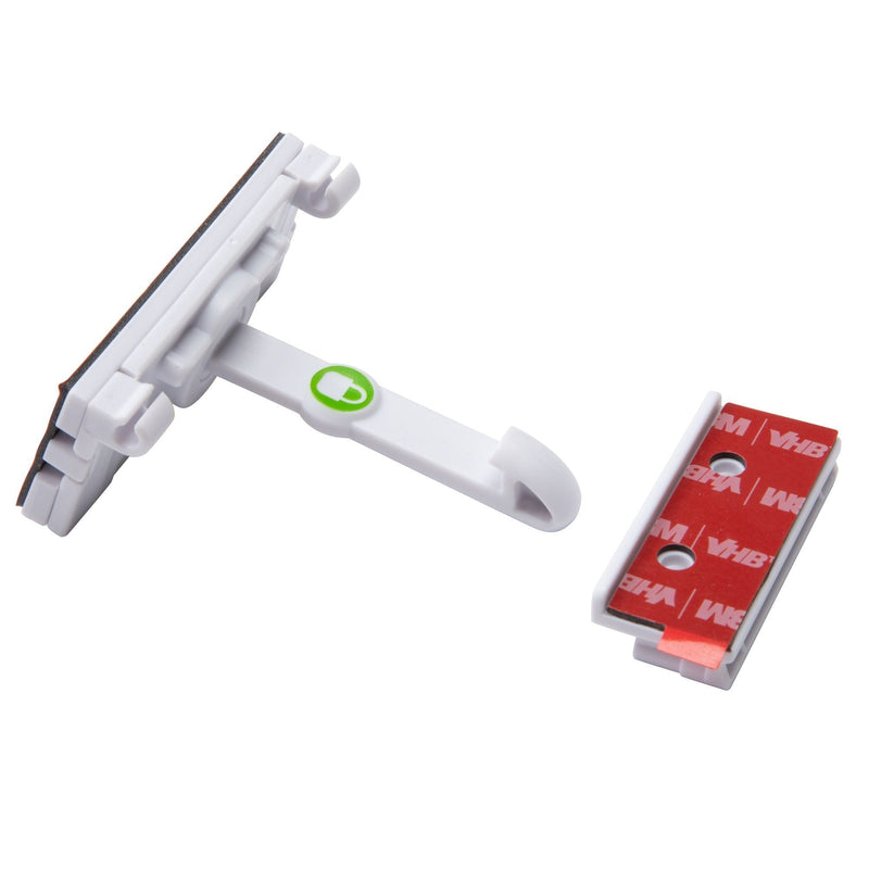 Adhesive Cabinet & Drawer Latches, 4-pk D9Z0