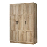 3 Door Wardrobe, Shaker Oak F8R3 - product image 1