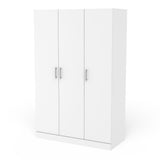 3 Drawer Wardrobe White F1K0 - product image 1