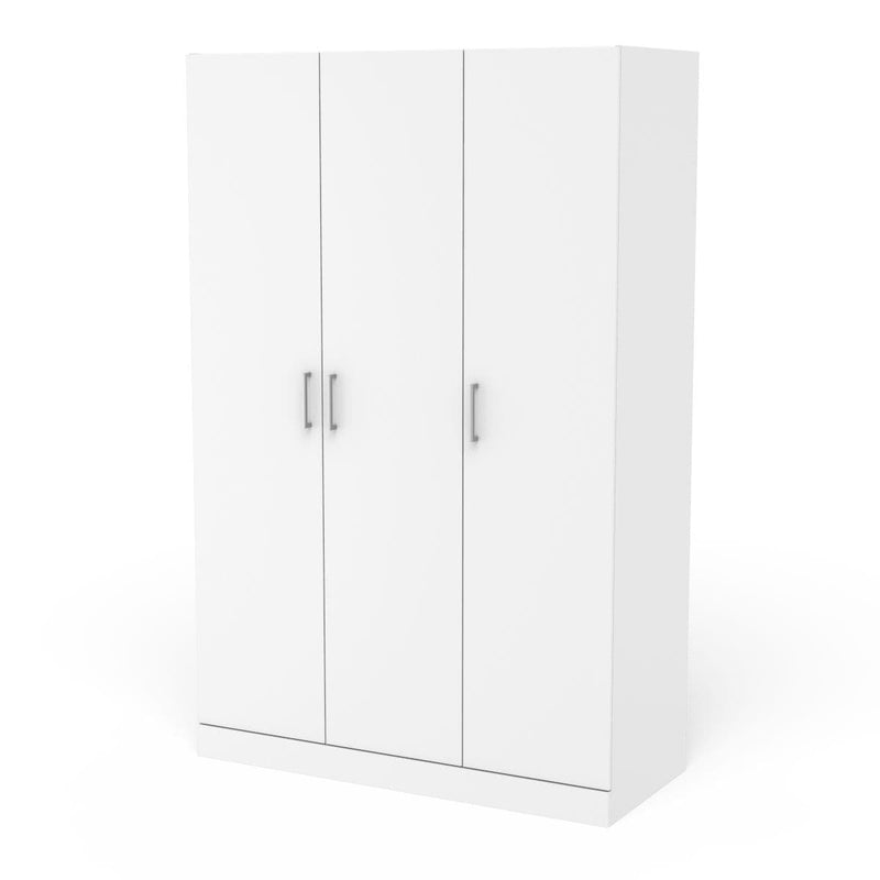 3 Drawer Wardrobe White F1K0