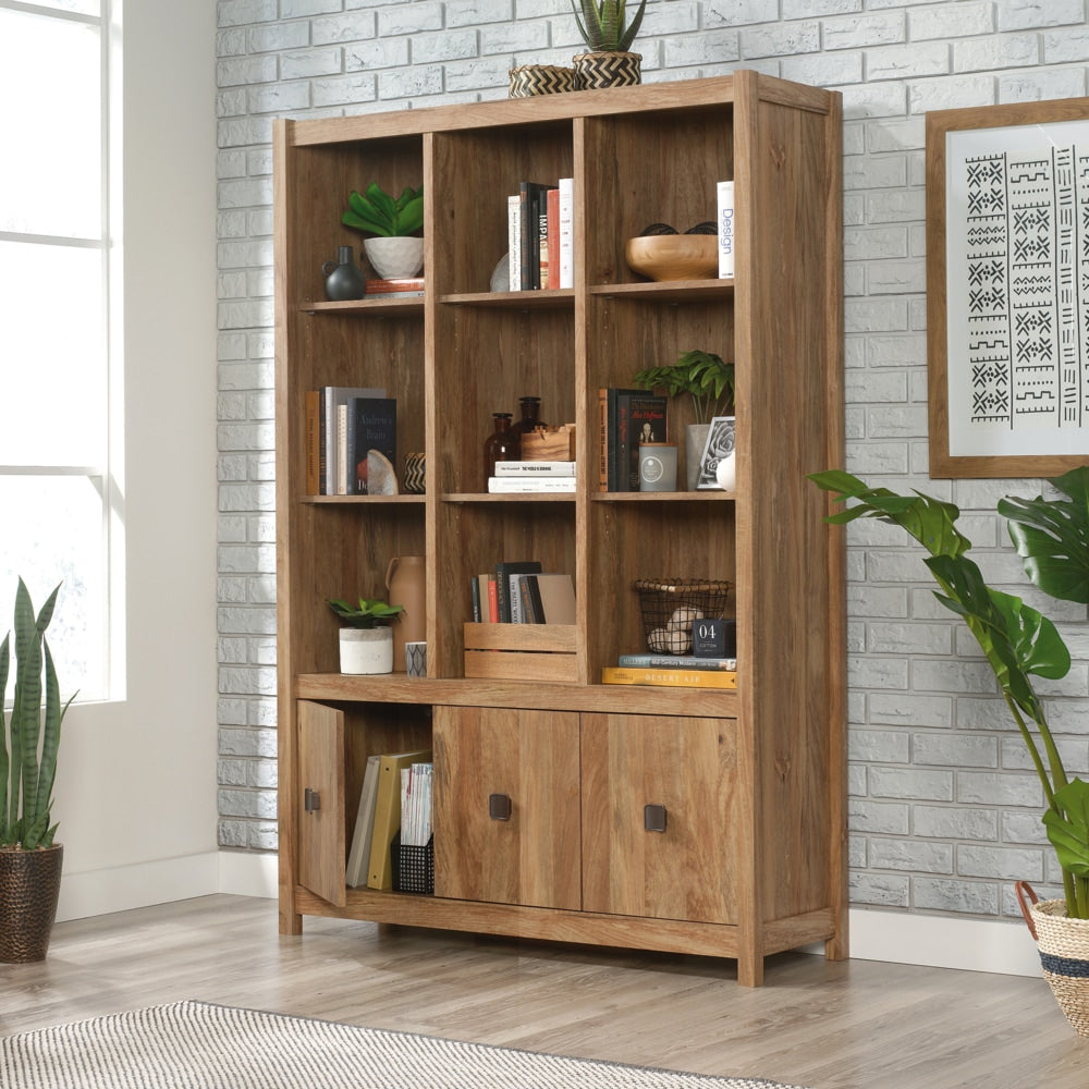 Cannery Bridge 3-Door Bookcase/Bookshelf Storage Cabinet, Sindoori Mango Finish X7A6 - product image 7