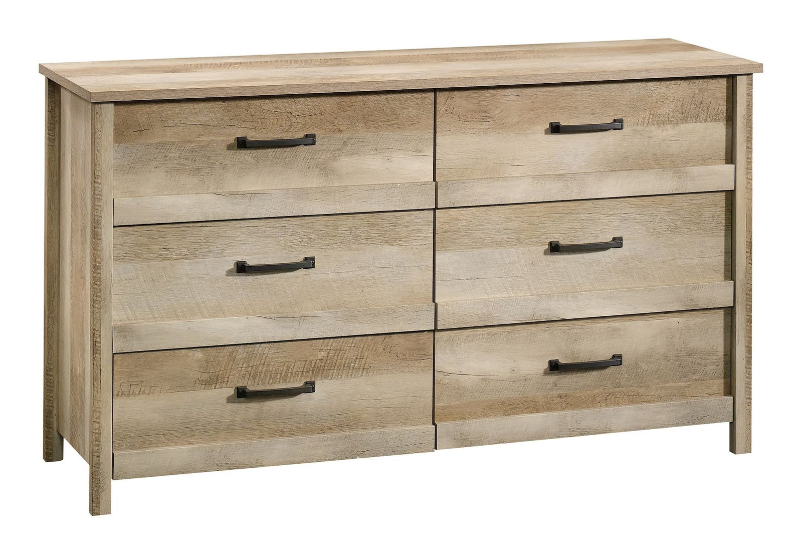 Cannery Bridge 6-Drawer Double Dresser/Chest Bedroom Storage, Lintel Oak Finish Y6L3 - product image 1