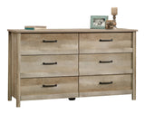 Cannery Bridge 6-Drawer Double Dresser/Chest Bedroom Storage, Lintel Oak Finish Y6L3 - product image 2