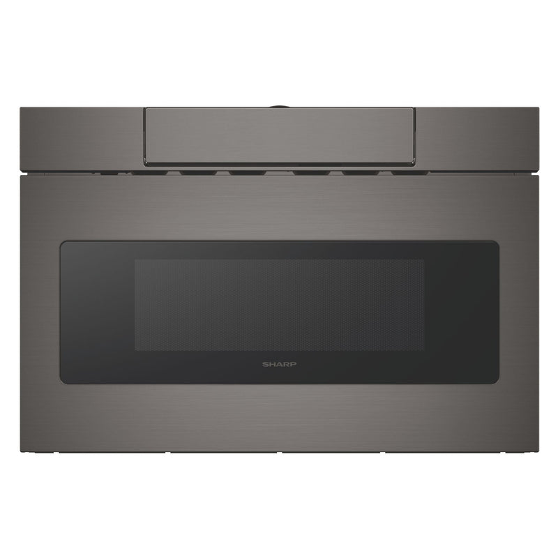 Black Stainless Steel Microwave Drawer Oven, 24-in V9W1