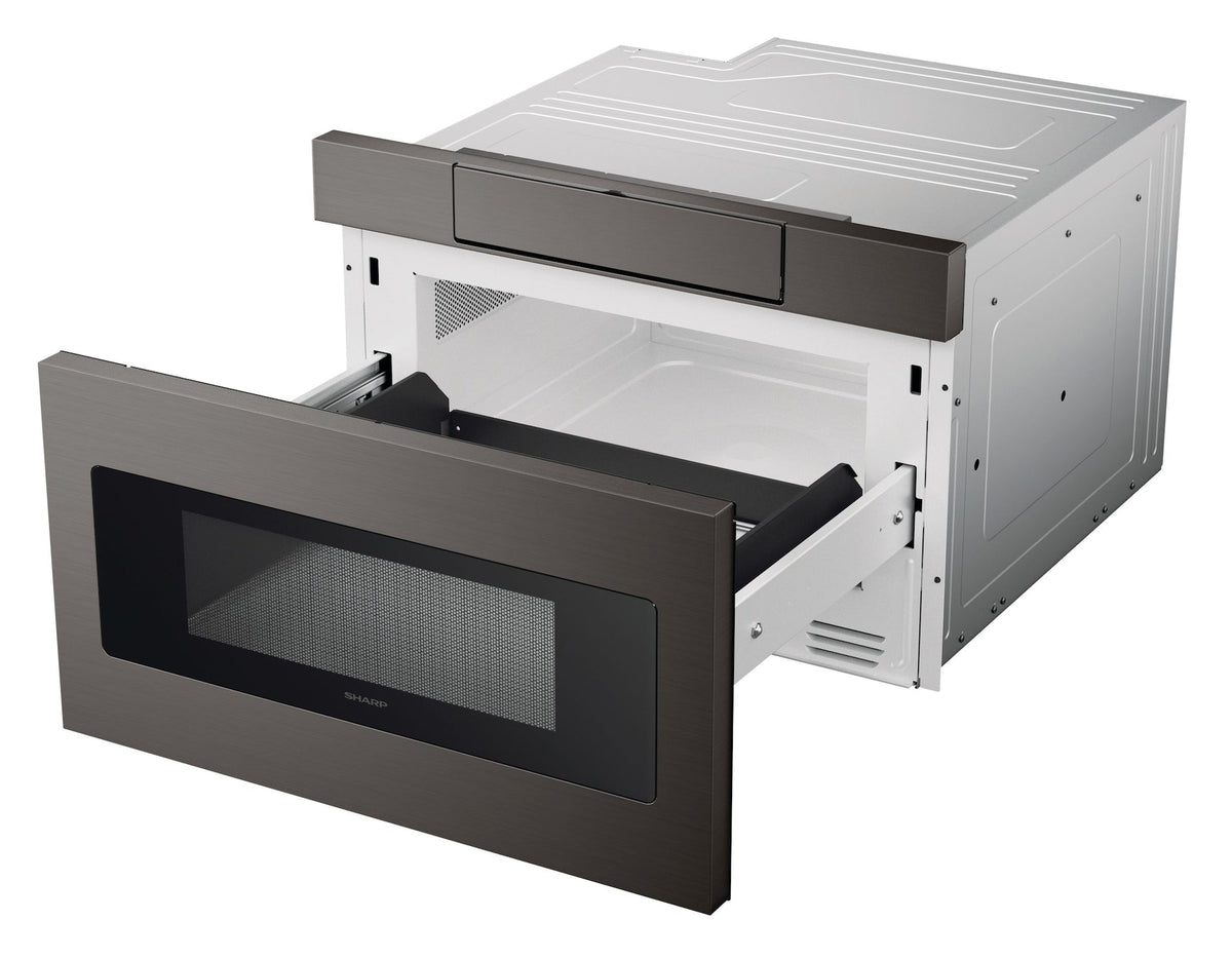 Black Stainless Steel Microwave Drawer Oven, 24-in V9W1 - product image 2