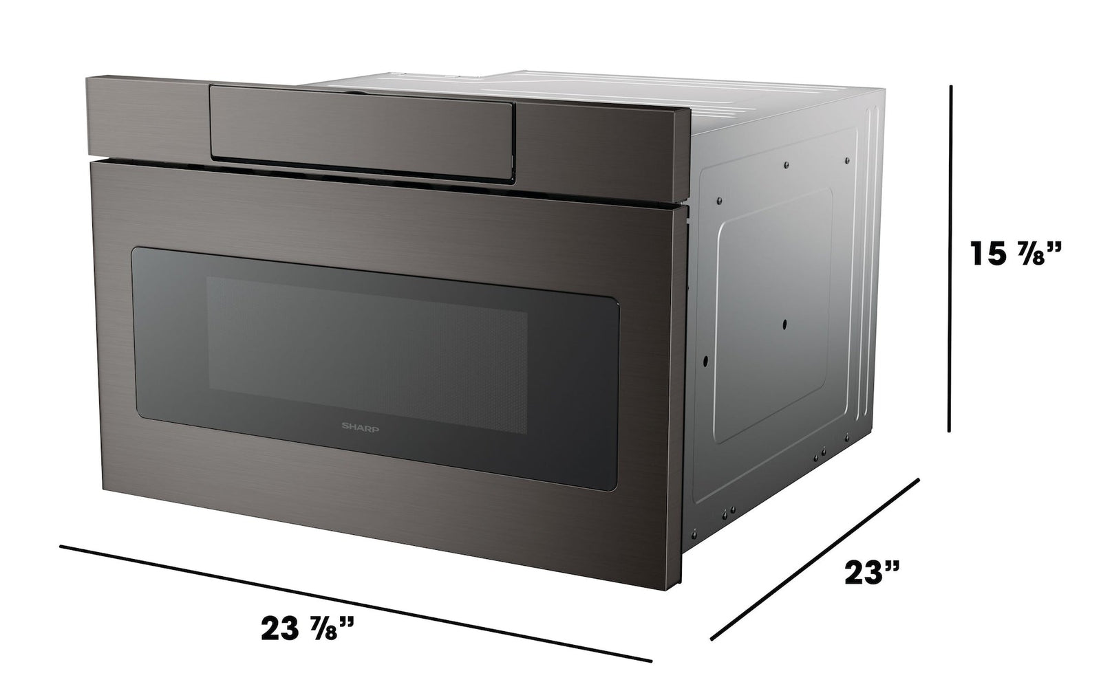 Black Stainless Steel Microwave Drawer Oven, 24-in V9W1 - product image 7