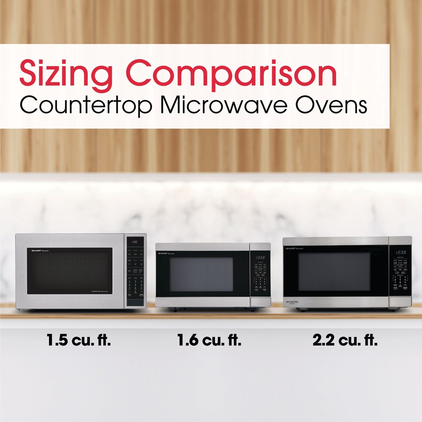 XL Countertop Microwave Oven with Inverter, 2.2-cu-ft K9Z0 - product image 7