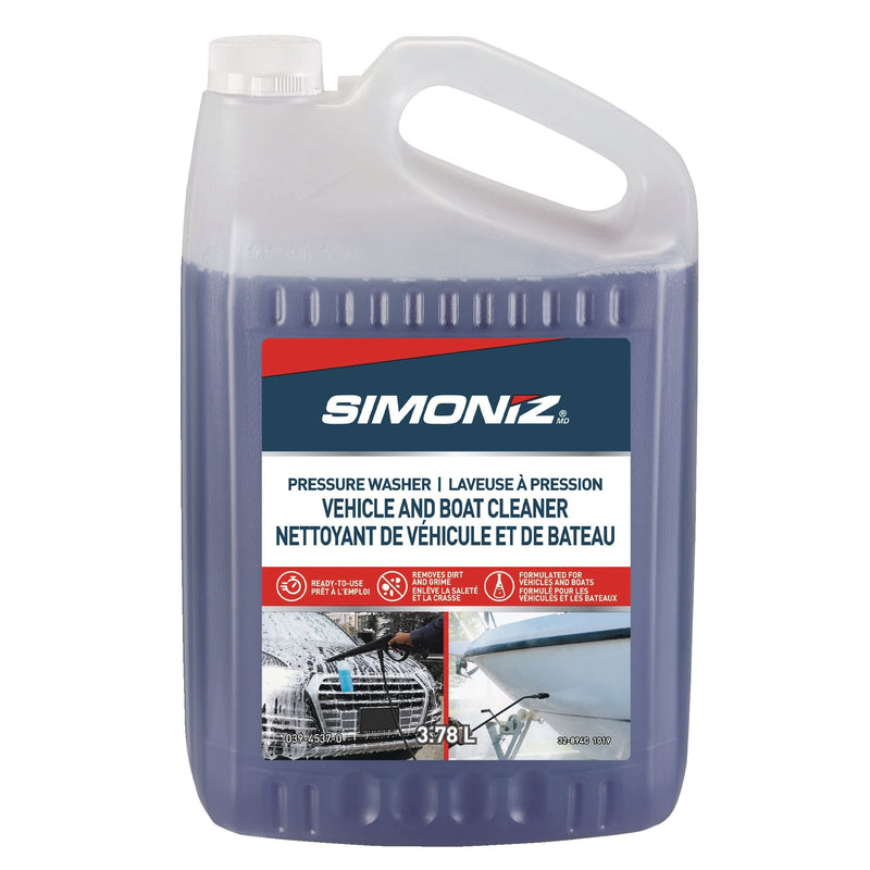 Non-Toxic Vehicles & Boats Ready-to-Use Pressure Washer Detergent, 3.78L S3L5