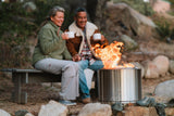 Stove Stainless Steel Smokeless Bonfire Fire Pit with Removable Ash Pan, 19.5 x 14-in A1P1 - product image 6