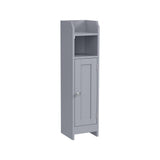 Home 6-Tier Dove Grey Cabinet with 5 Adjustable Shelves G6Z9 - product image 1