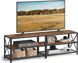 Home 70-in 3-Tier Industrial Greige/Black TV Stand E3H8 - product image 2