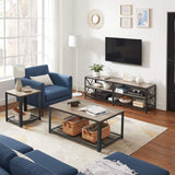 Home 70-in 3-Tier Industrial Greige/Black TV Stand E3H8 - product image 5